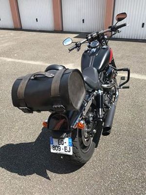 Sacoche Myleatherbikes Harley Dyna Fat bob_32